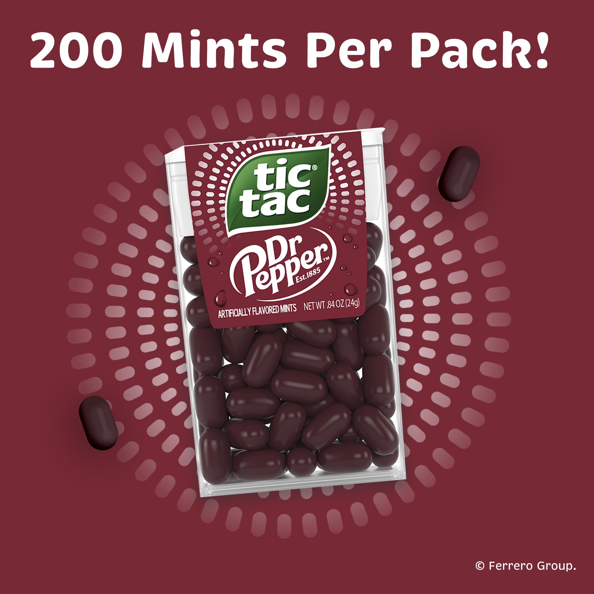 Tic Tac Dr Pepper mentas en bol listas para compartir en reuniones