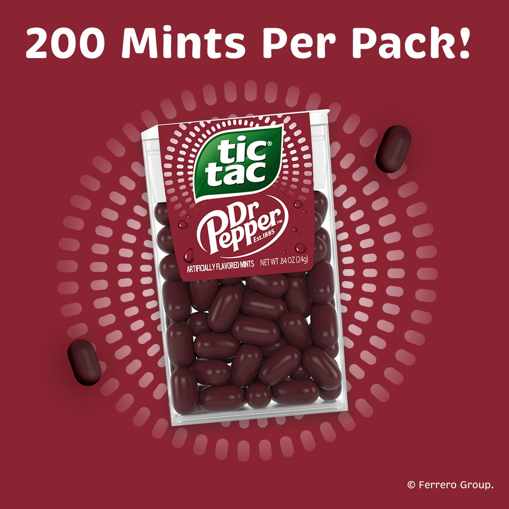 Tic Tac Dr Pepper mentas en bol listas para compartir en reuniones