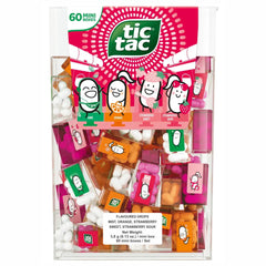 Tic Tac mini caja abierta con caramelos listos para consumir