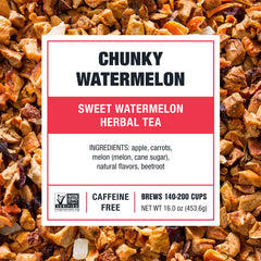 Tiesta Tea cierre resellable del envase preserva frescura y aroma