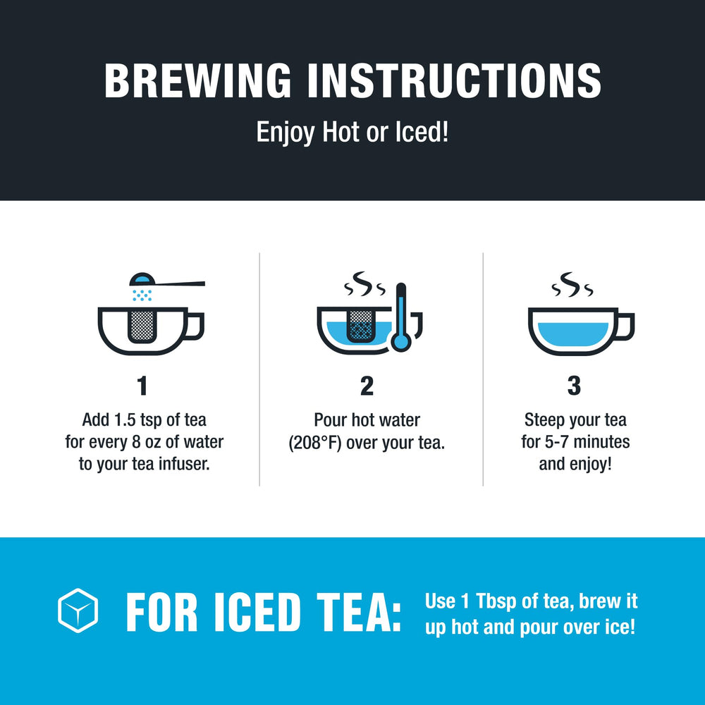 Tiesta Tea comparación de porción para una cucharadita medida precisa