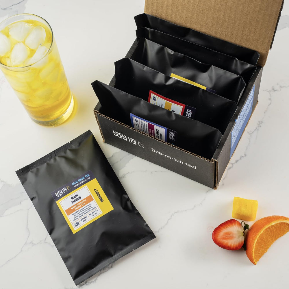 Tiesta Tea porciones individuales pre-medidas, conveniencia para servir