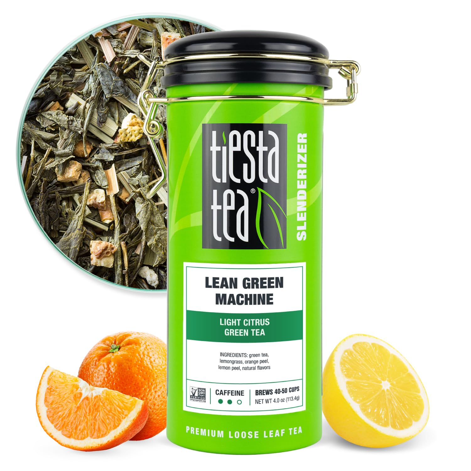 Tiesta Tea — bolsa frontal mostrando el diseño y frescura