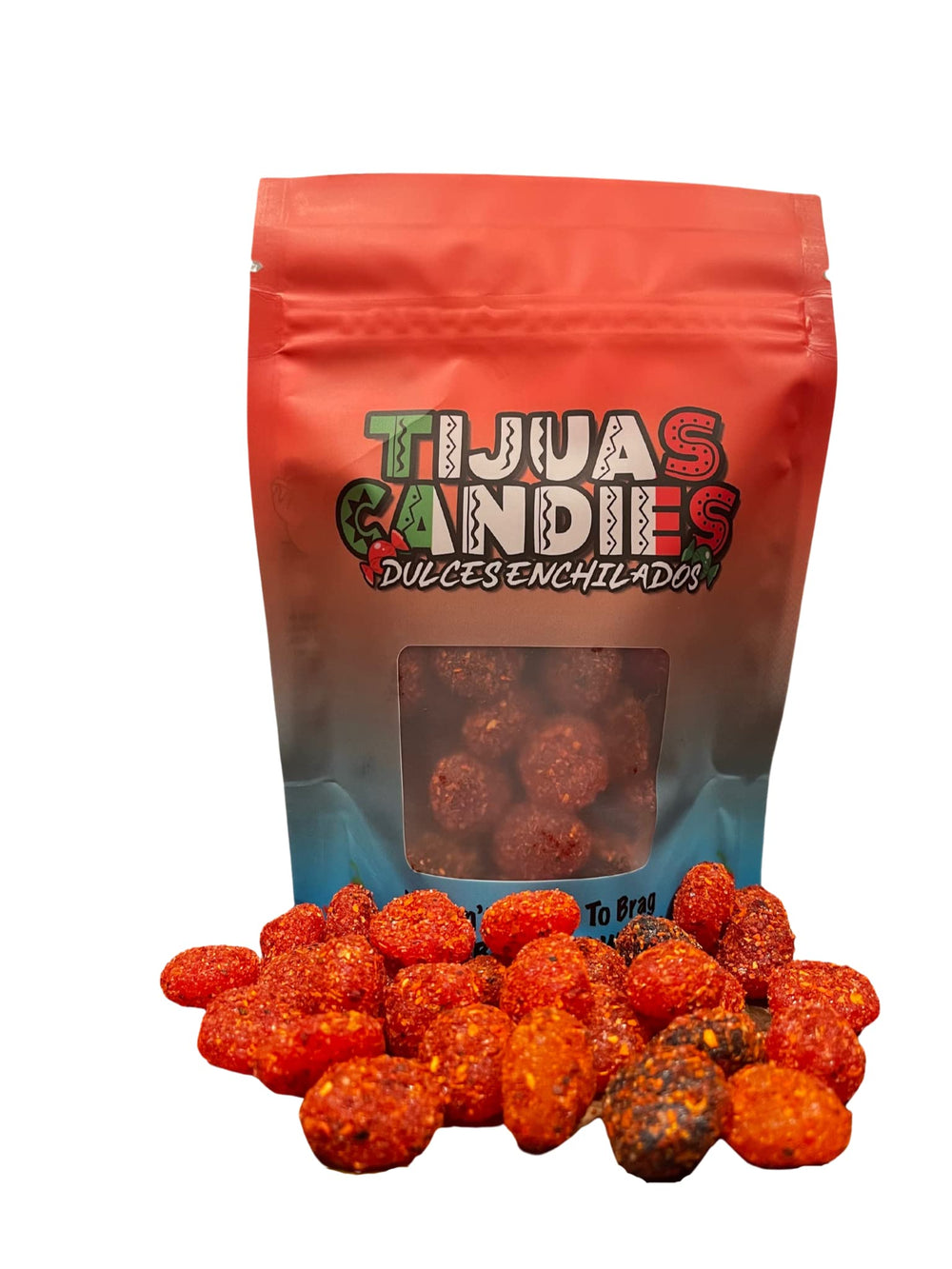 Tijuas Candies etiqueta con ingredientes y fecha de producción para mayor confianza