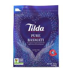 Tilda bolsa frontal de 10 libras mostrando el logo y presentación, conserva frescura