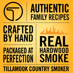 Tillamook Country Smoker primer plano de la textura tierna del bocadito para apreciar jugosidad
