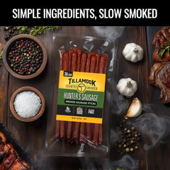 Tillamook Country Smoker palito en mano listo para comer, práctico y portátil