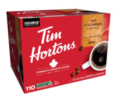 Tim Hortons detalle de cápsula K-Cup con molienda sellada preservando aroma