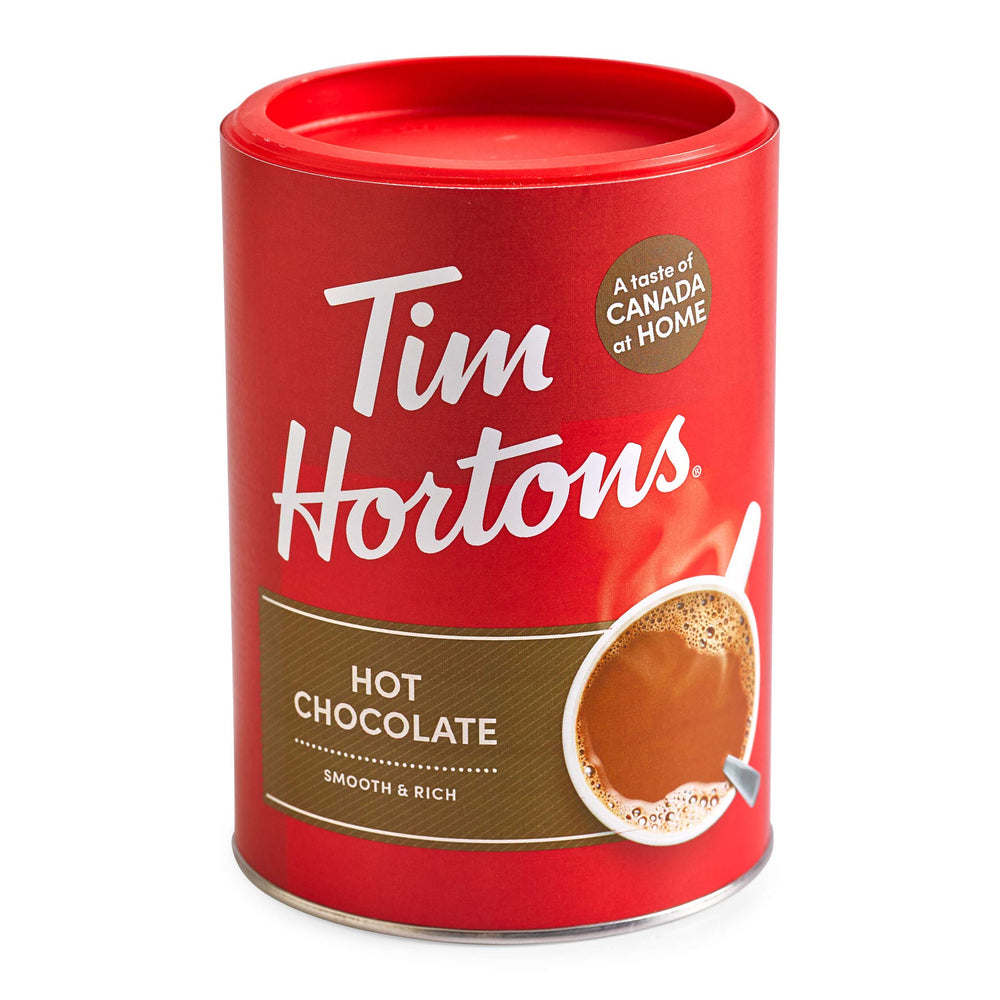 Tim Hortons frente del envase mostrando marca y diseño atractivo