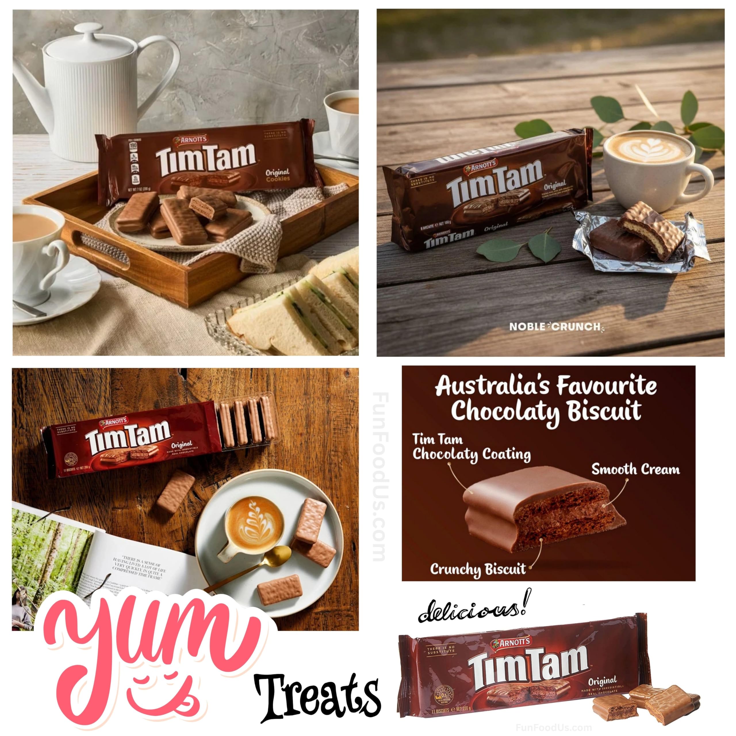 Tim Tam en cesta regalo como opción para detalles gourmet y reuniones sociales