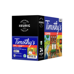 Timothy's primer plano de cápsula con sello Orthodox Union, garantía kosher