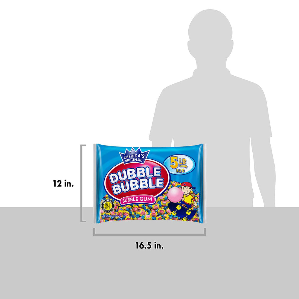 Tootsie Dubble Bubble etiqueta nutricional visible, información y seguridad