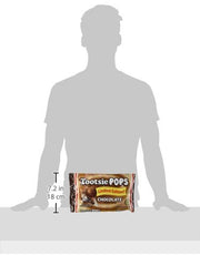 Tootsie Pops comparación de tamaño pack de 2 para referencia práctica