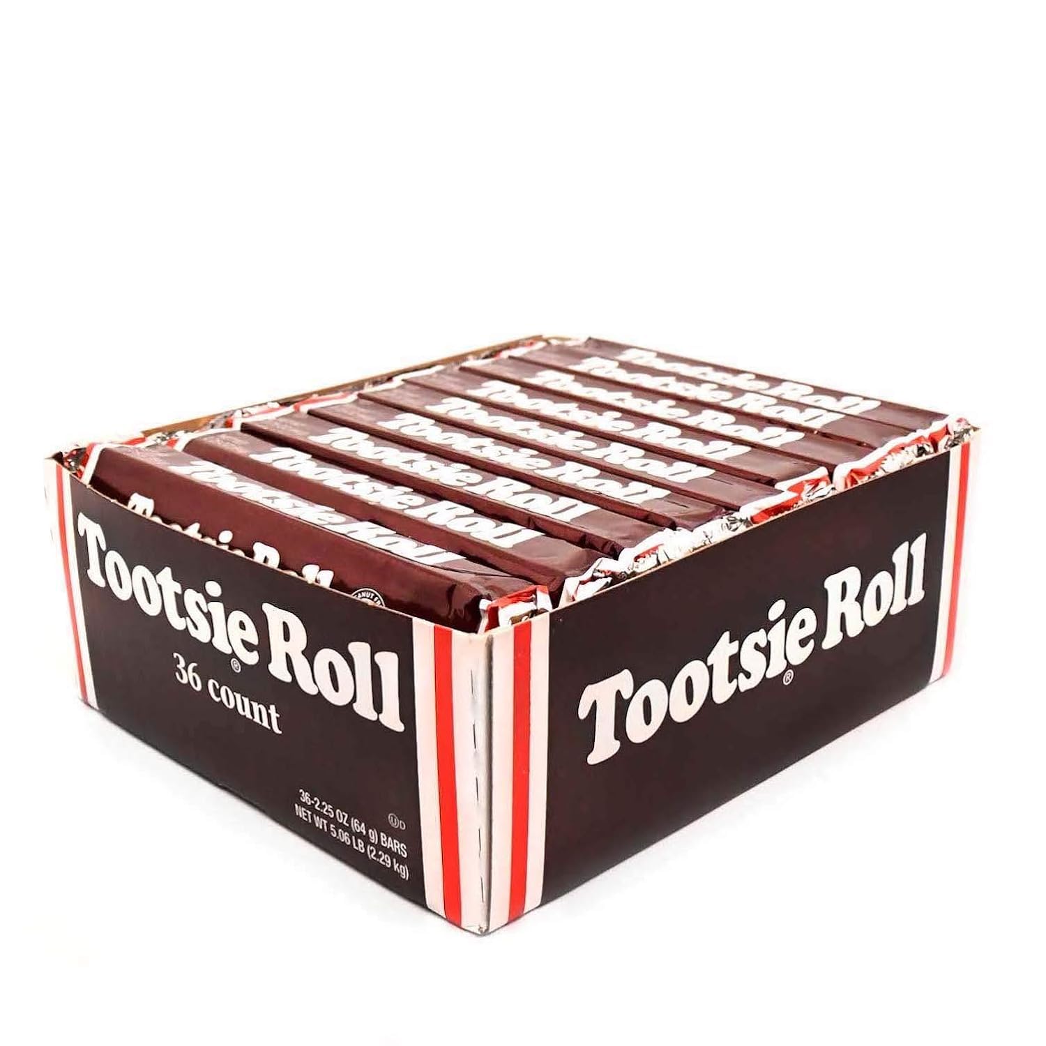 Bandeja de fiesta con varias barras Tootsie Roll servidas, Tootsie Roll para compartir