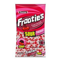 Tootsie Roll Frooties frente de bolsa mostrando diseño y cantidad por conveniencia