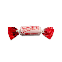 Tootsie Roll Frooties textura en primer plano que destaca suavidad y acidez duradera