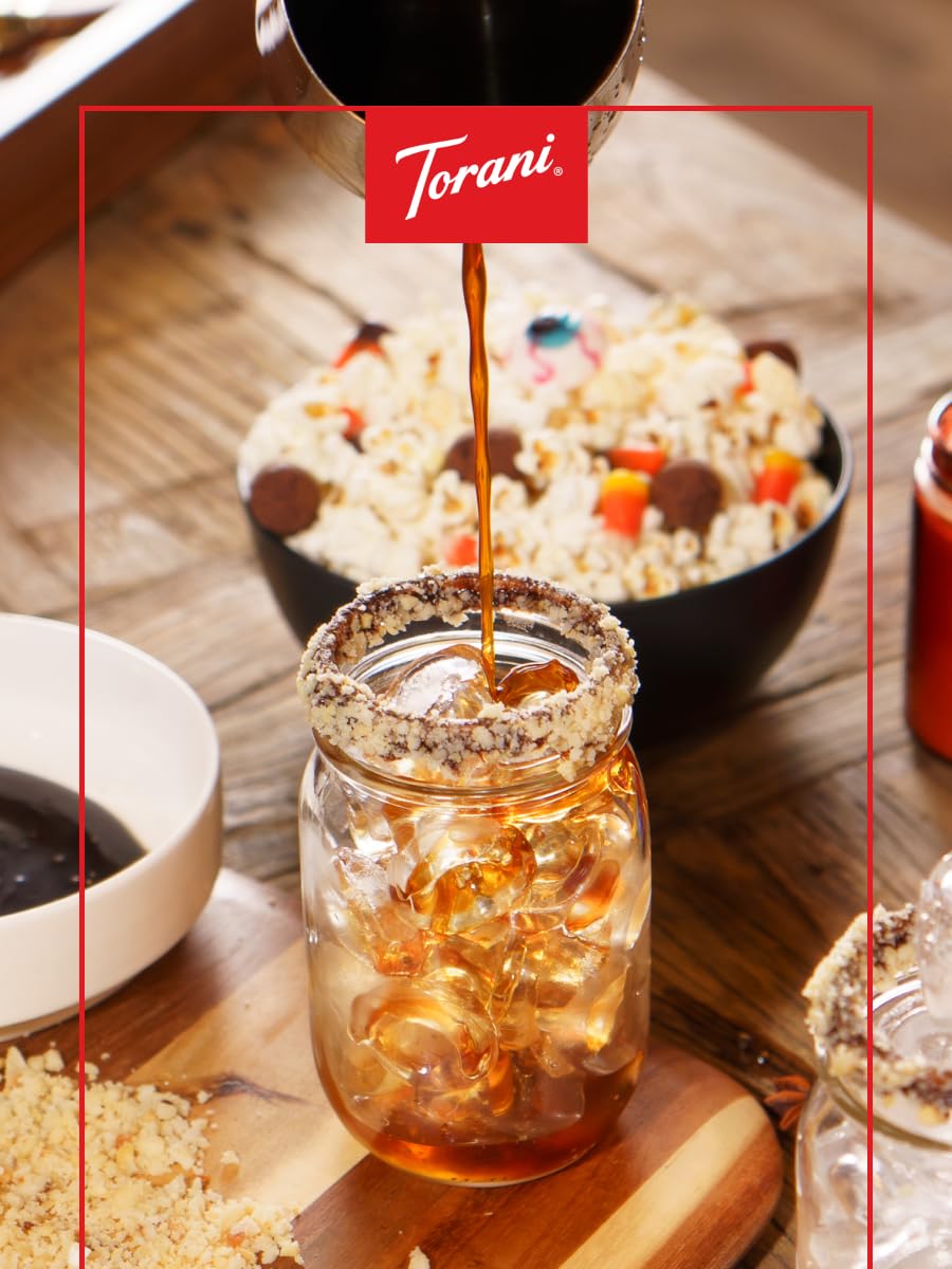 Torani en vaso cold brew con hielo para sabor equilibrado