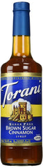 Torani jarabe en latte cremoso, añade sabor especiado y calidez