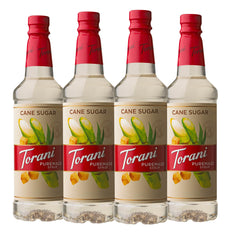 Torani Puremade frente del envase mostrando diseño y volumen como ventaja