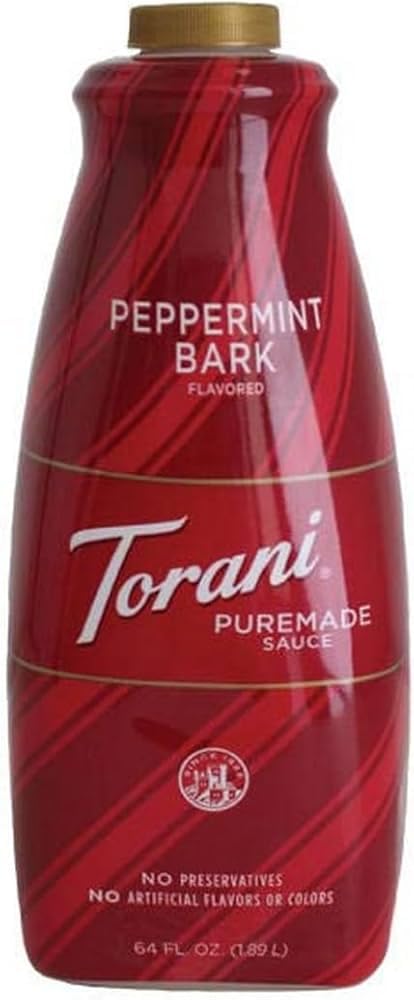 Torani etiqueta con ingredientes simples y sin aditivos artificiales