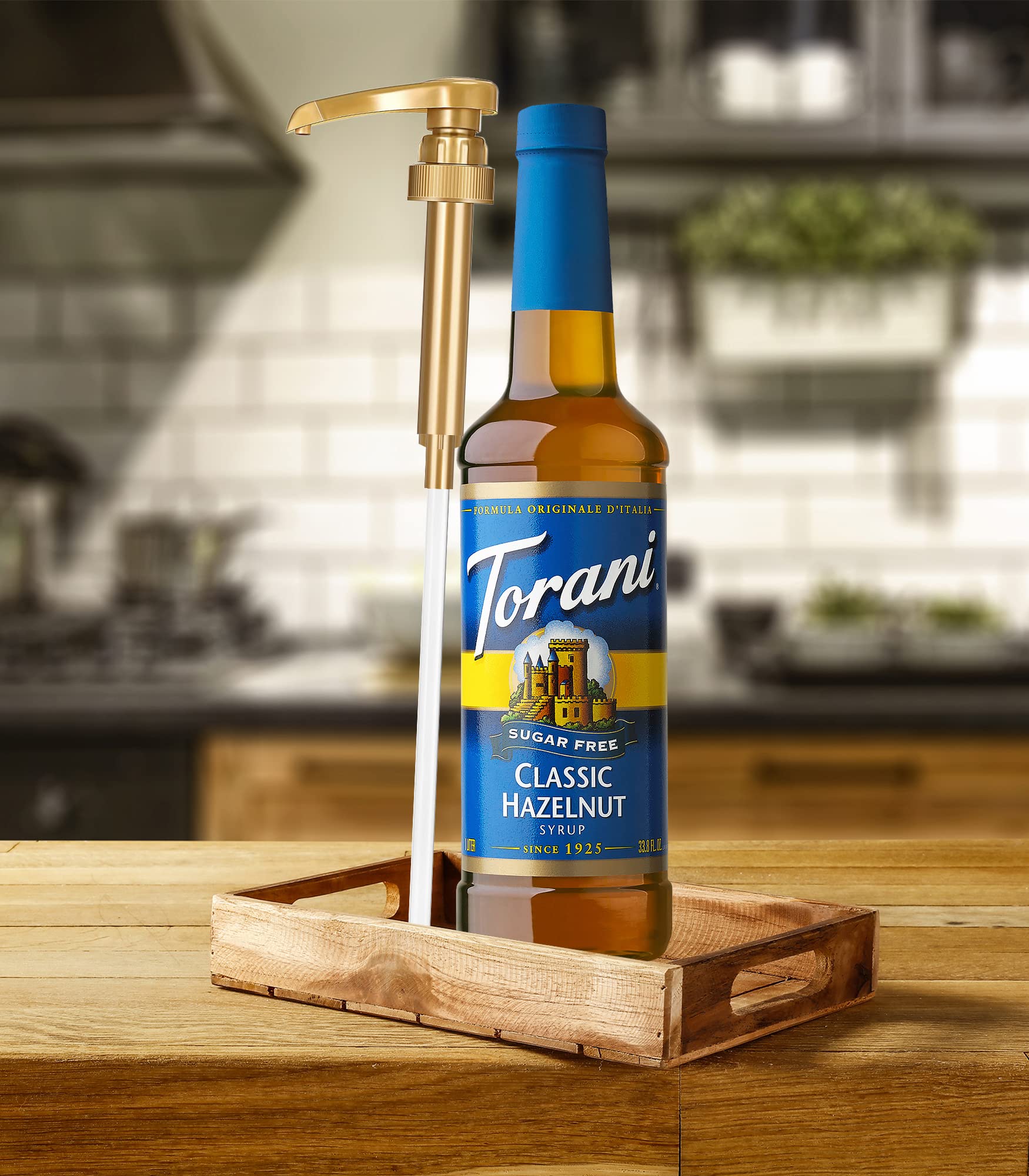 Torani sirope textura goteo mostrando fluidez y mezcla homogénea en bebidas