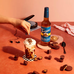 Torani jarabe en latte Peanut Butter Cup añade sabor cremoso sin azúcar