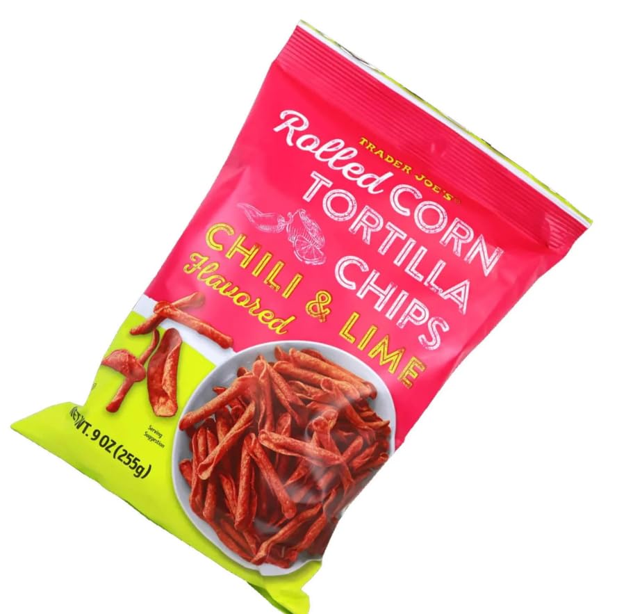 Trader Joe's chips en uso con guacamole, combinación práctica y sabrosa para compartir
