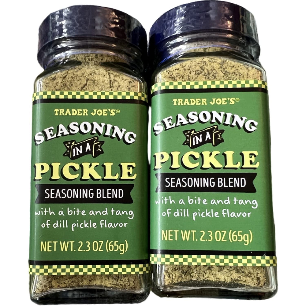 Trader Joe's frascos frontales del pack de 2 mostrando diseño y conveniencia
