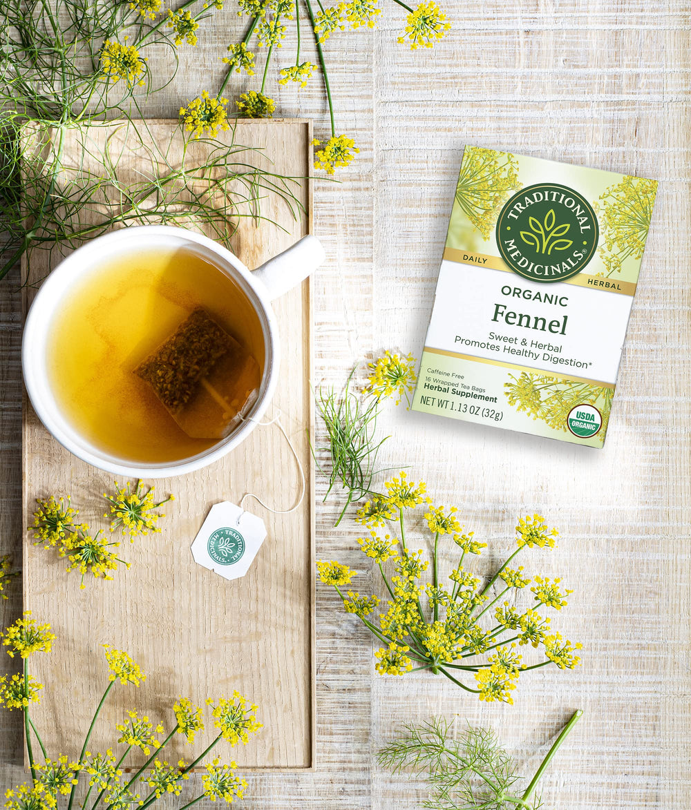 Traditional Medicinals etiqueta con información, transparencia del producto