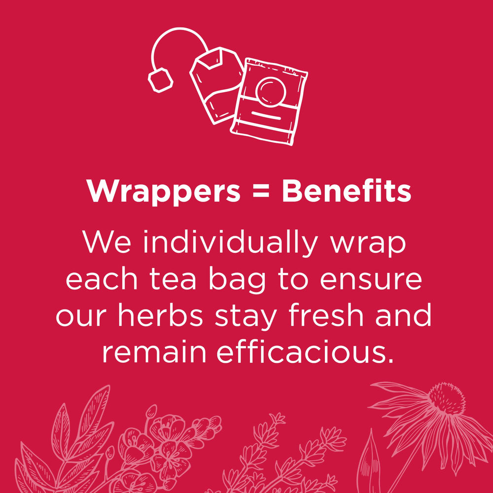 Traditional Medicinals corteza de olmo y raíz de regaliz como ingredientes naturales