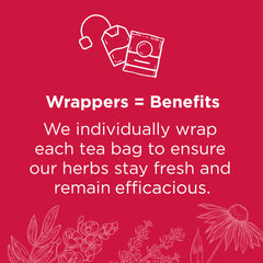 Traditional Medicinals corteza de olmo y raíz de regaliz como ingredientes naturales