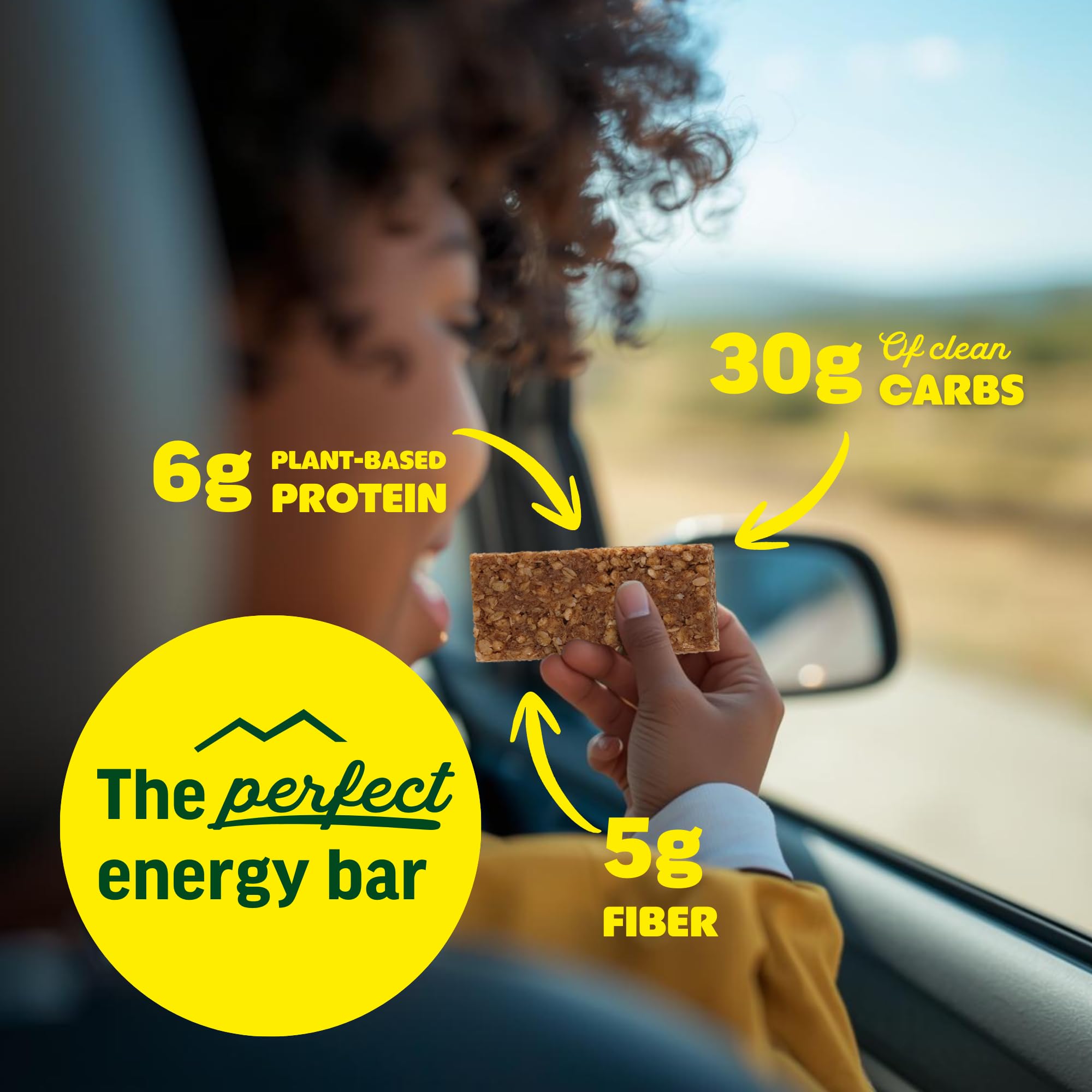 Tram Bar en mochila para senderismo ideal como snack energético rápido