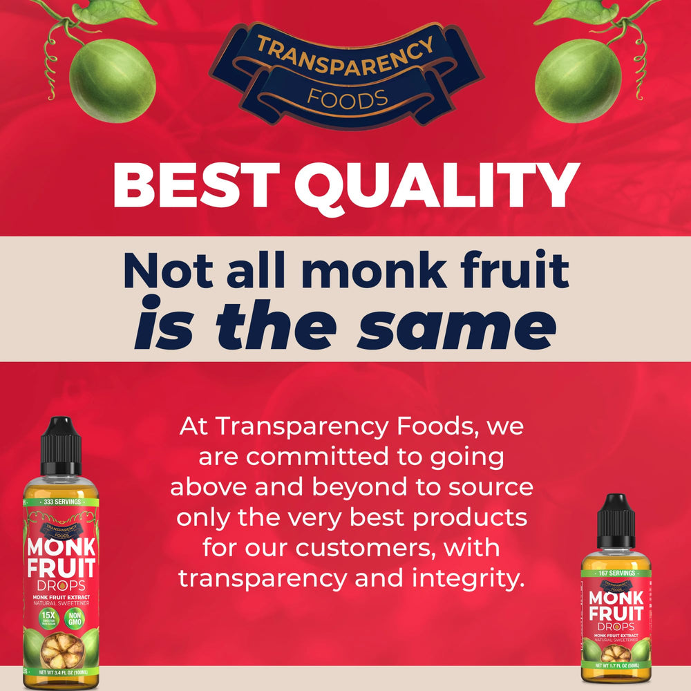 Transparency Foods frasco en mano para comparar tamaño y portabilidad ideal para viajes