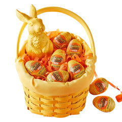 TREATBASKET Resse's huevos en cesta de Pascua listos para búsqueda y decoración