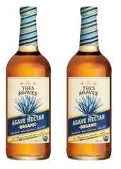 Tres Agaves botella frontal pack de 2 con etiqueta clara y uso profesional