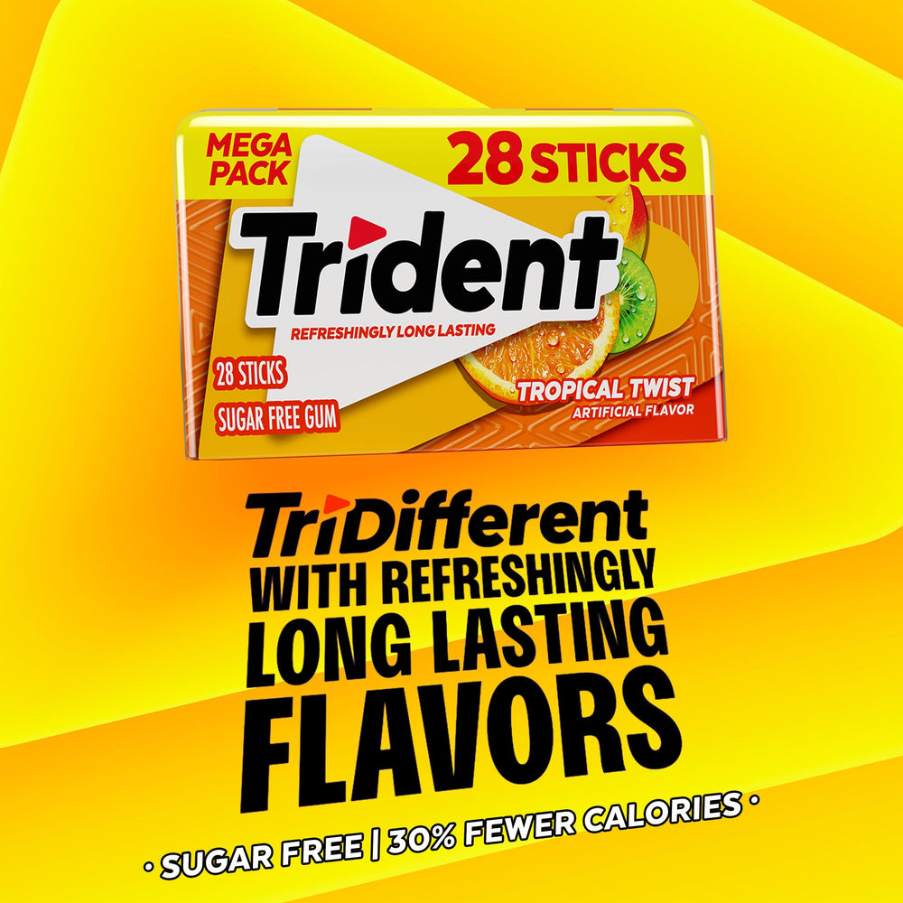 Trident envoltura individual destacando protección y limpieza