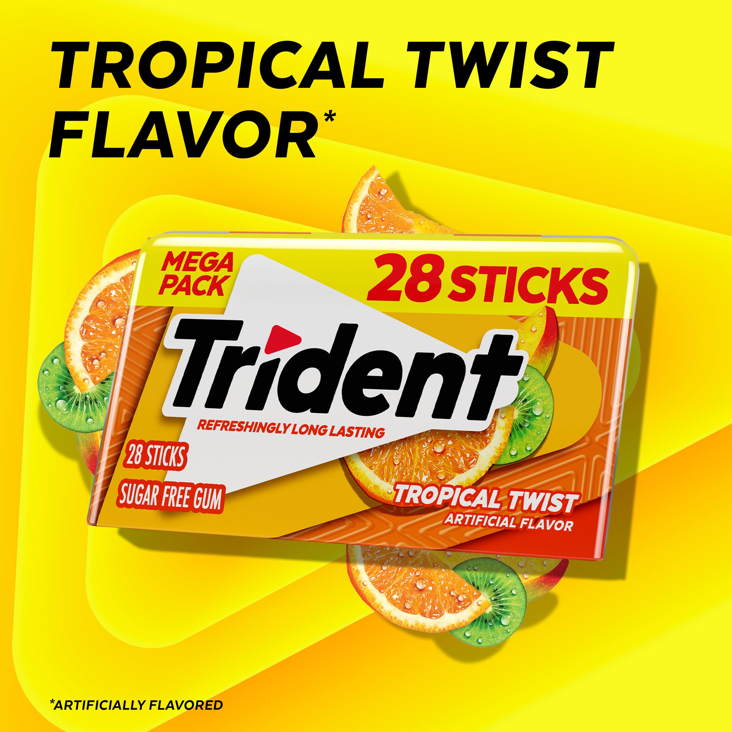 Trident pieza individual envuelta para higiene y portabilidad