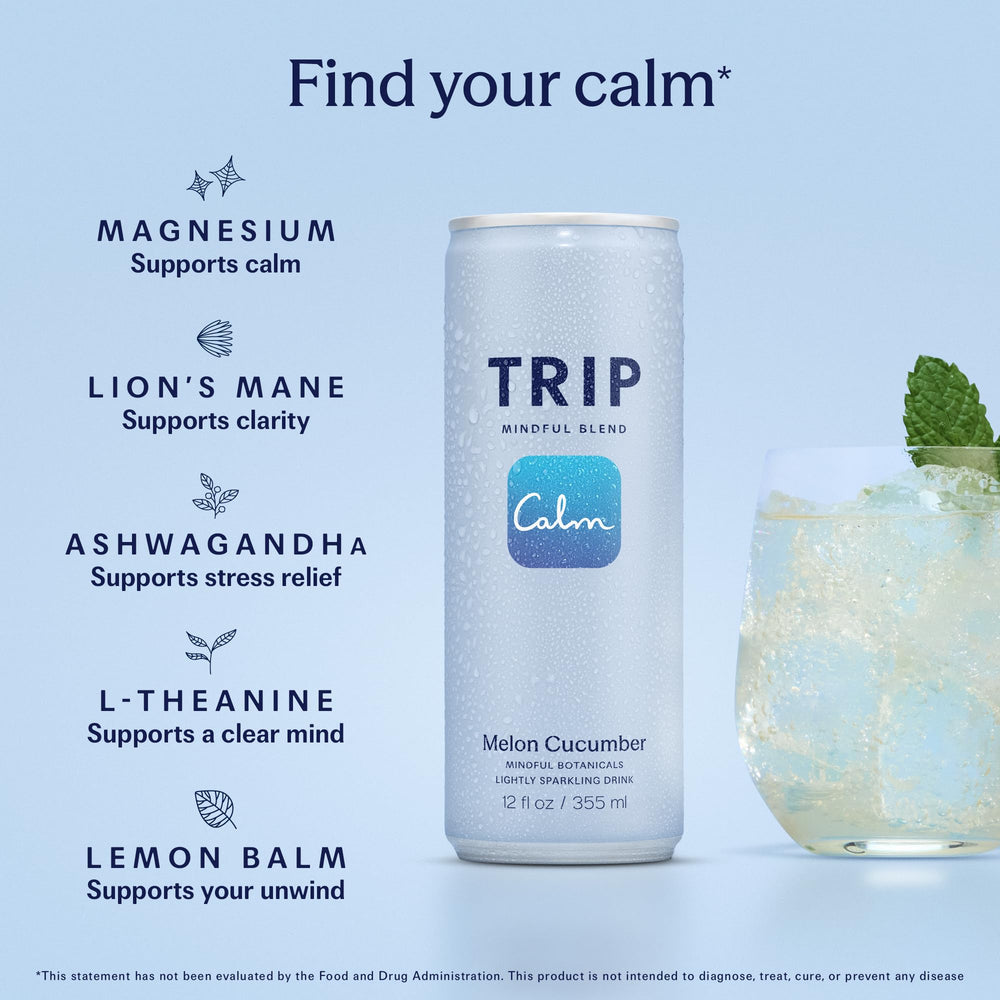 TRIP bebida servida en vaso con hielo mostrando aspecto apetecible