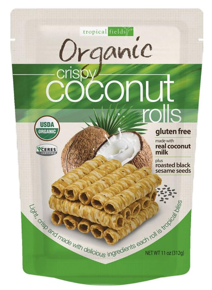 Tropical Fields frente del paquete 11 oz, bolsa resellable mantiene frescura
