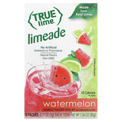 True Citrus frente del empaque mostrando 10 sobres y información clara