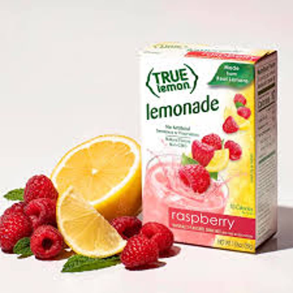 True Citrus sobre en botella reutilizable dentro de mochila, hidratación fácil