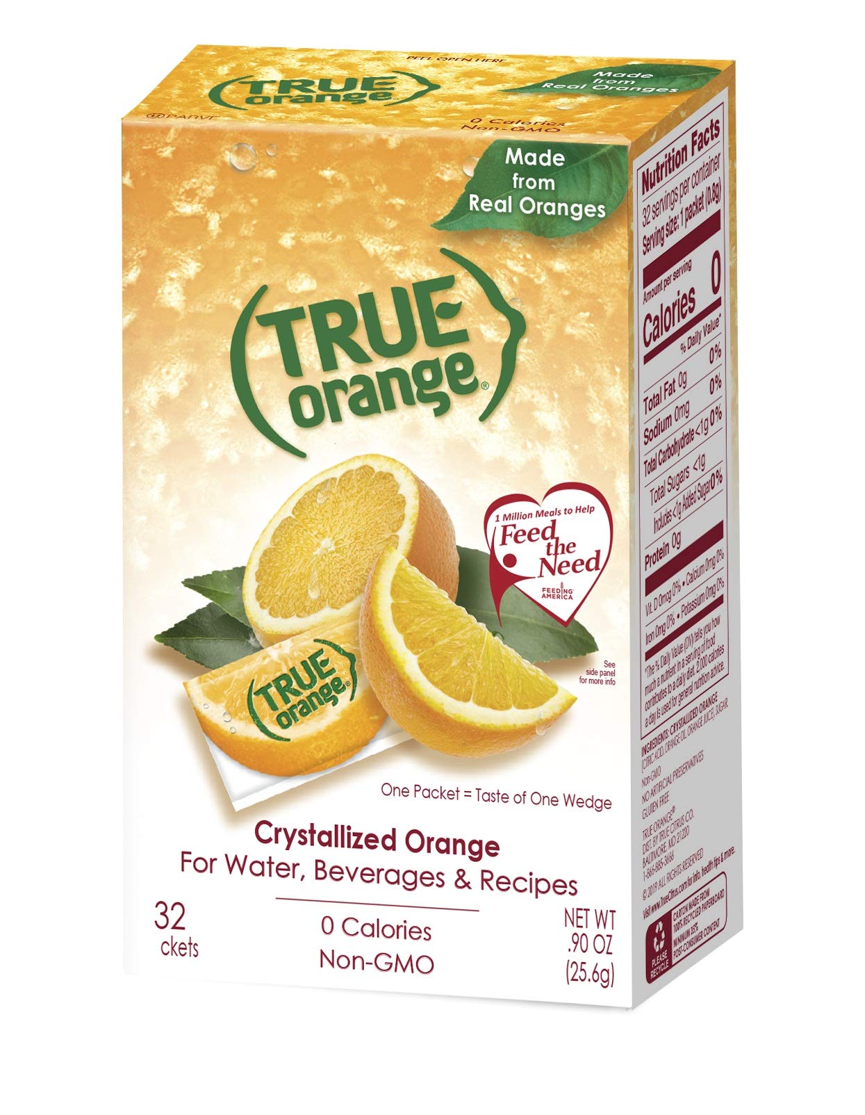 True Citrus sobre de True Lime agregando sabor a una taza de té caliente