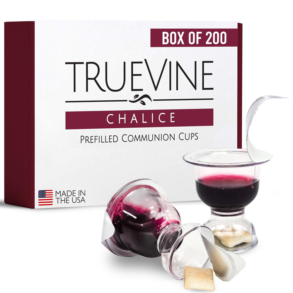 TrueVine copa frontal empacada mostrando etiqueta y beneficio práctico
