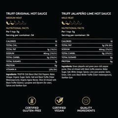 TRUFF primer plano de la textura de la salsa que revela consistencia y brillo
