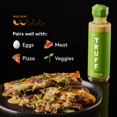 TRUFF salsa en tacos resaltando sabor y realce de ingredientes frescos
