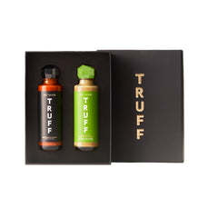 TRUFF botella frontal del pack de 2 mostrando diseño elegante y atractivo