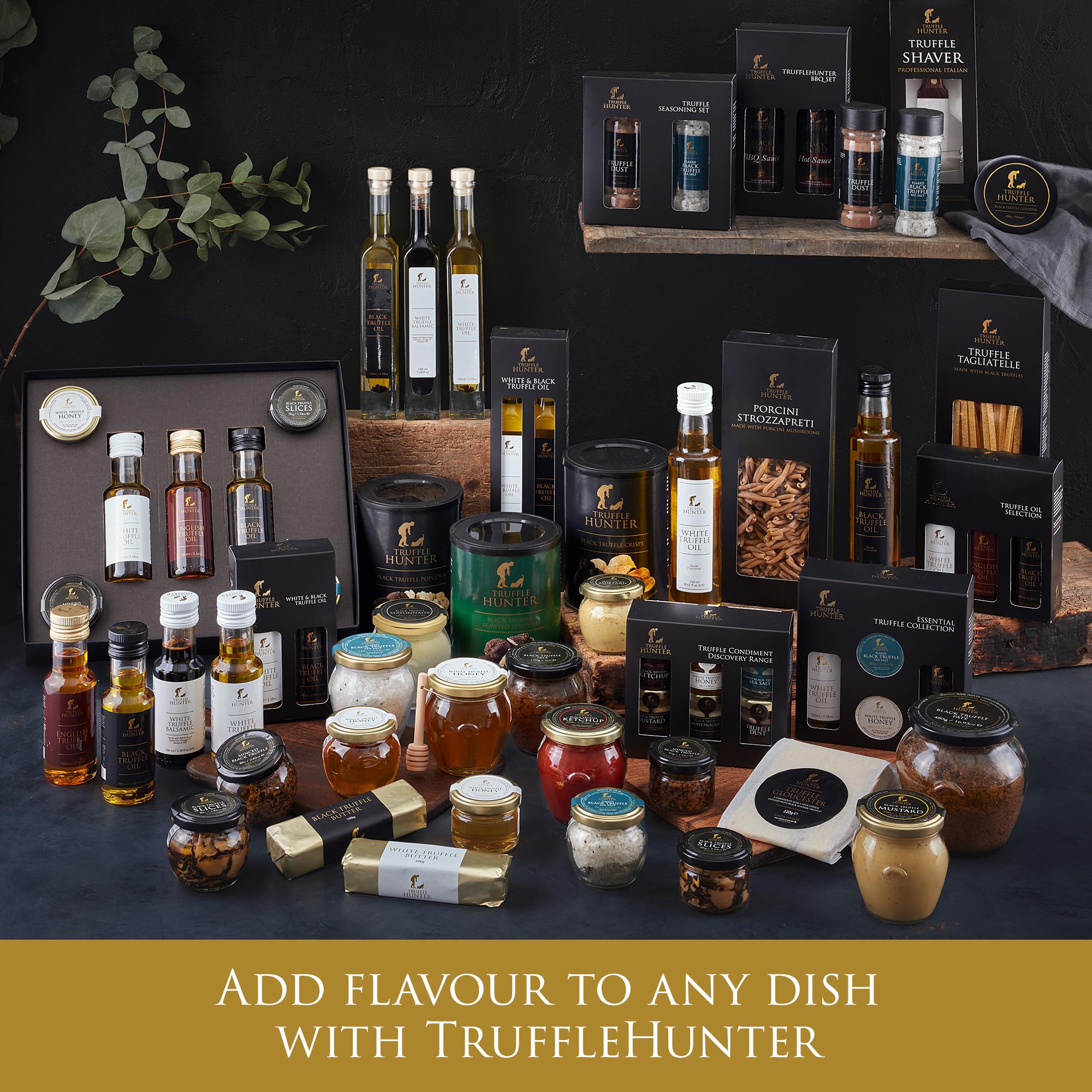 TruffleHunter etiqueta con ingredientes y certificaciones claras