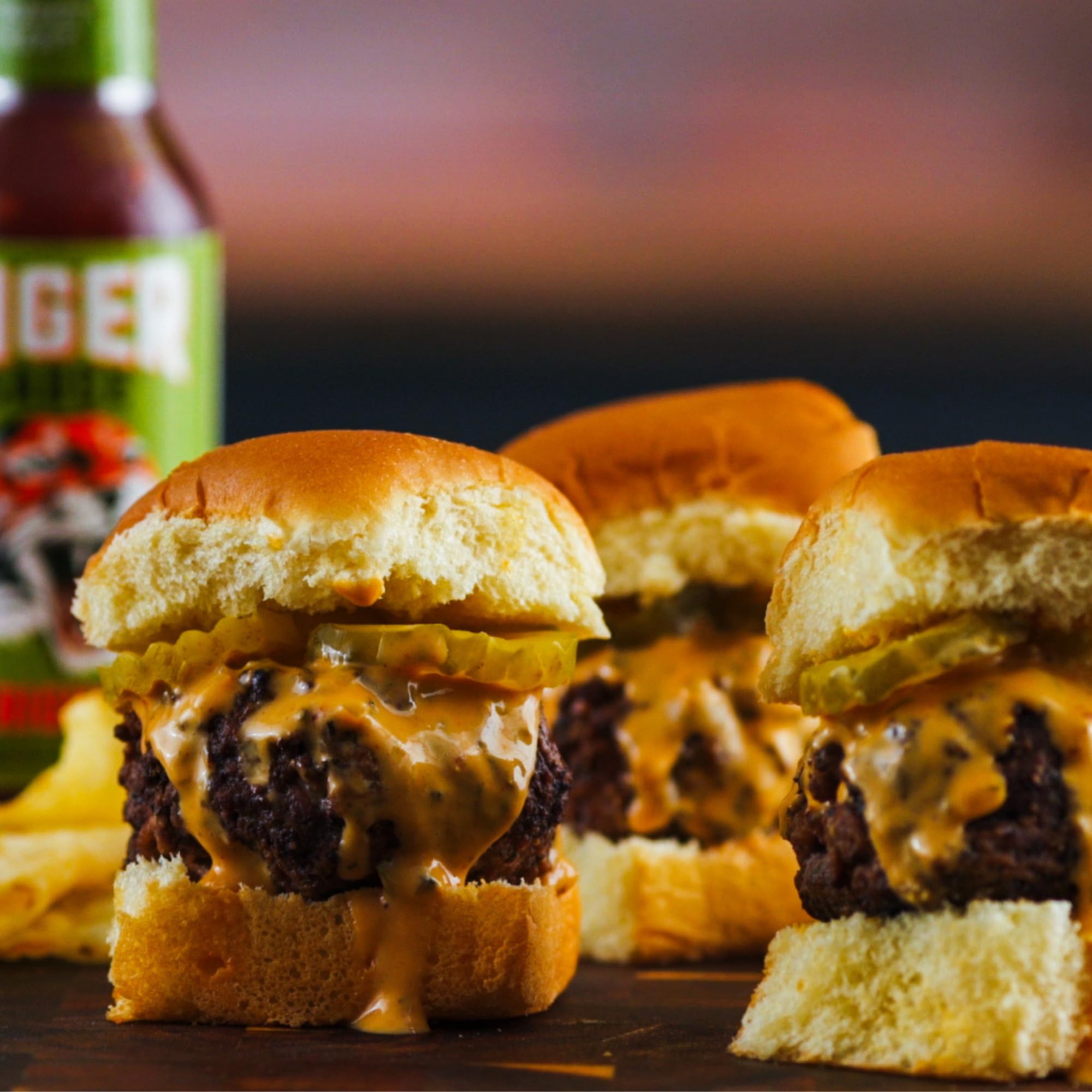 Try Me Tiger Sauce etiqueta con ingredientes legibles, facilita elección informada