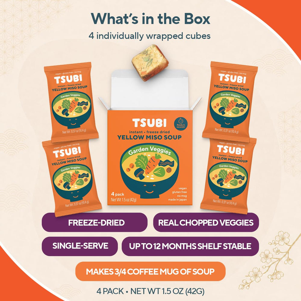 Tsubi Soup etiqueta de origen Japón garantizando trazabilidad
