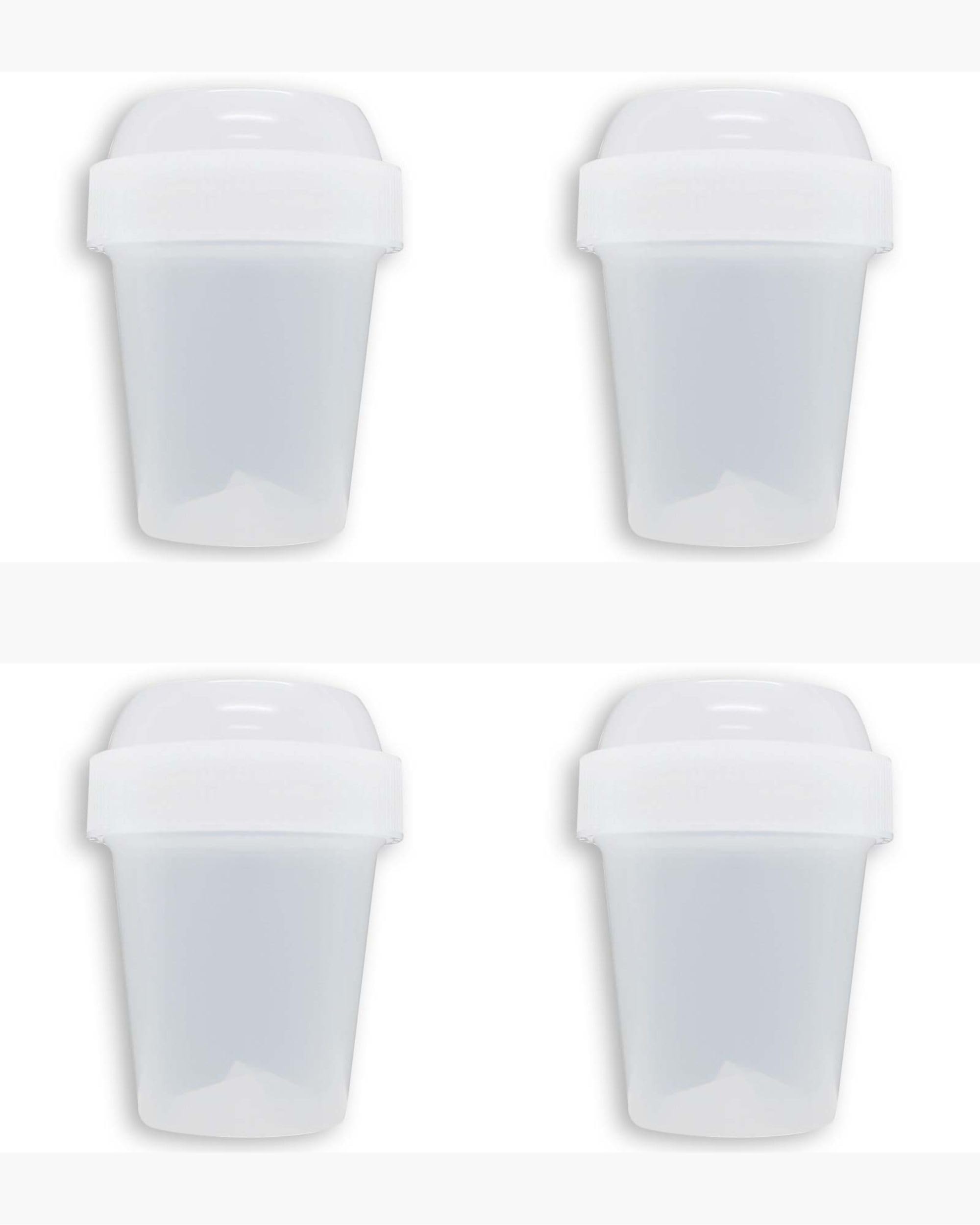 TTDLMO pack frontal de cuatro mini shakers, compacto y elegante